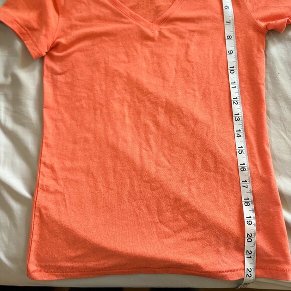 NWT Orange J-crew stretch linen tee - Picture 1 of 2
